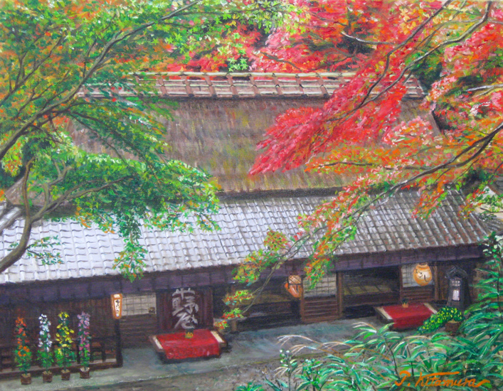 油彩画
