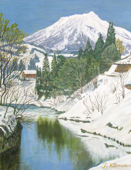 油彩画