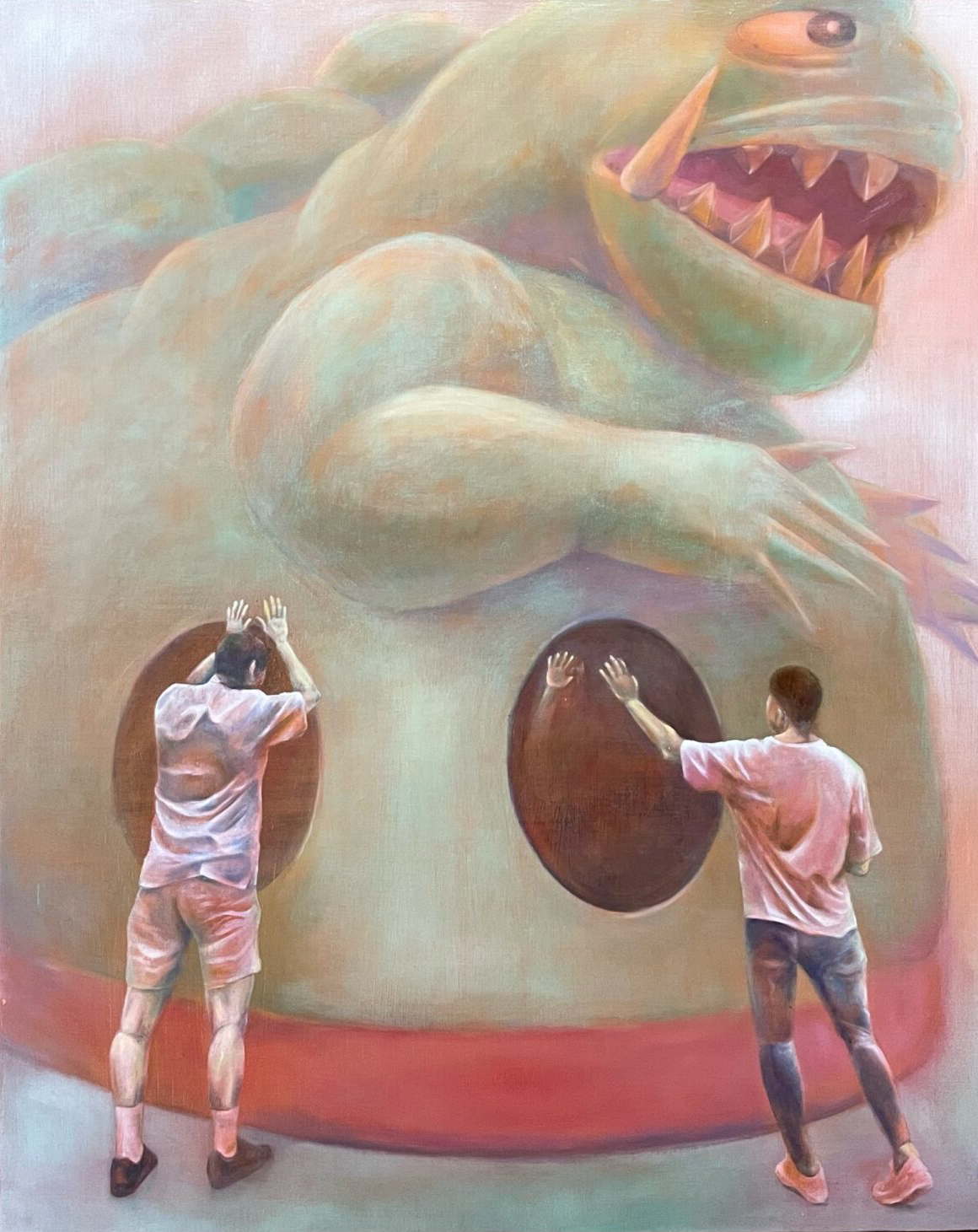 油彩画