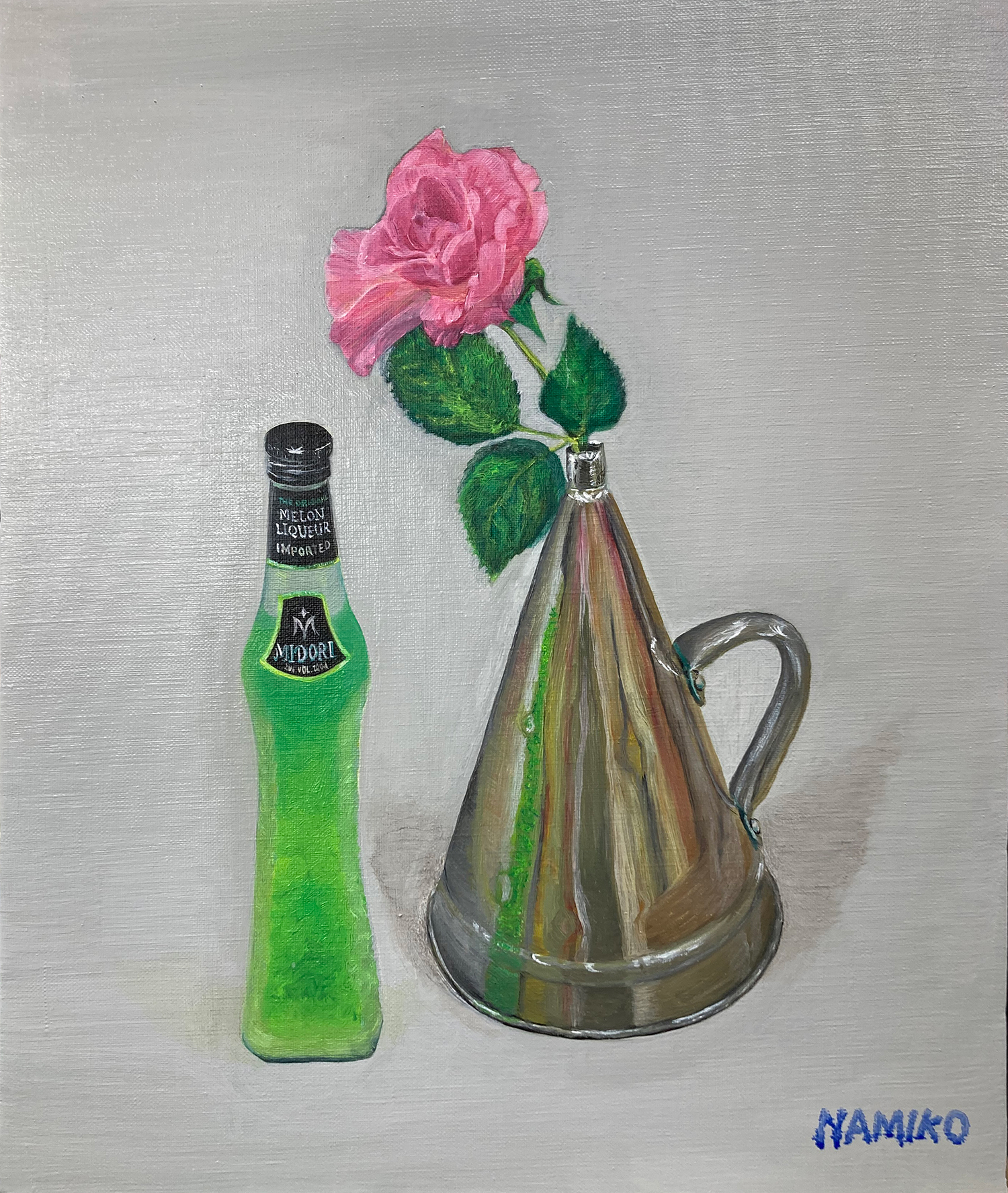 油絵静物