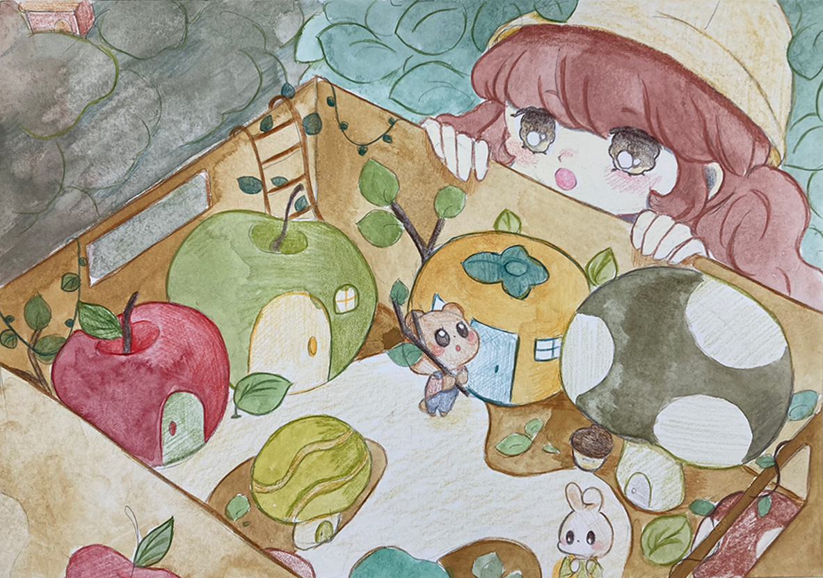 京都精華大学イラストレーション 合格者作品